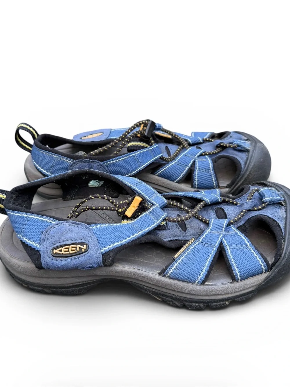 KEEN Newport H2 Waterproof Sport Sandals Blue Youth Kids Hiking Shoes